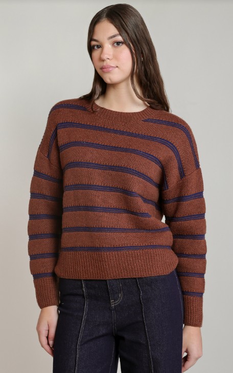 Dex Stripe Crewneck Sweater