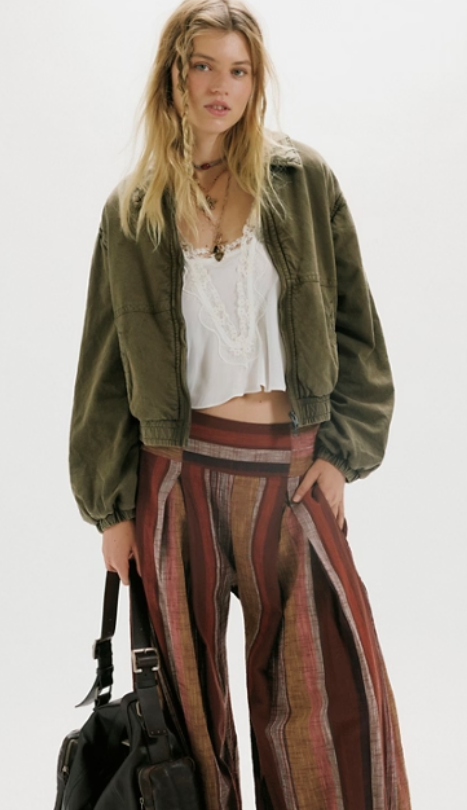 Free People Birdie Washed Jacket