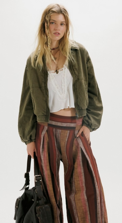 Free People Birdie Washed Jacket