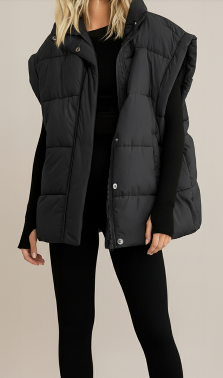 Dex Quilted Boxy Vest
