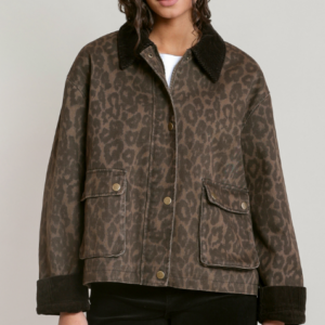 Dex Leopard Denim Jacket