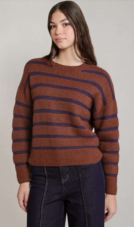 Dex Stripe Crewneck Sweater