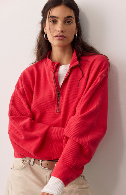 Free People Celeste Quarterzip