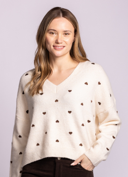 Pink Martini Inima Sweater